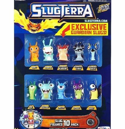 Jakks Pacific Slugterra Exclusive Mini Figure 10-Pack [Burpy, Spooker, Doc, Buzzsaw, Chiller, Spinner, Bugsy, Guardian Bludgeon, Guardian Stinky amp; Guardian Joules]